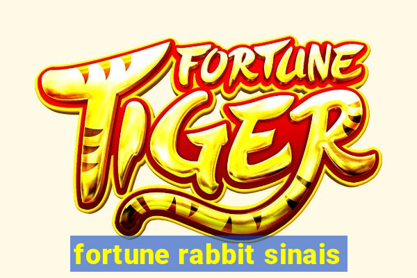 fortune rabbit sinais