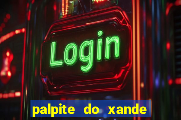 palpite do xande para hoje