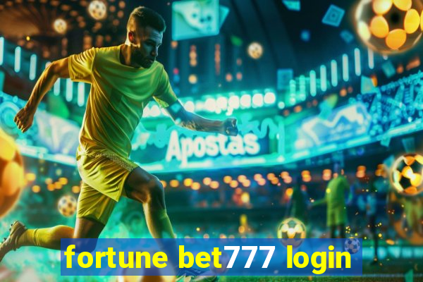 fortune bet777 login