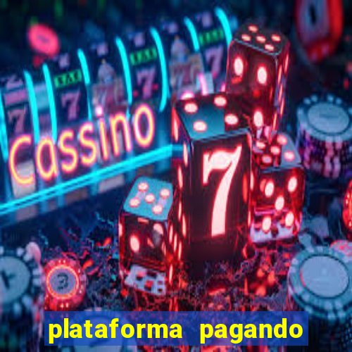 plataforma pagando fortune tiger