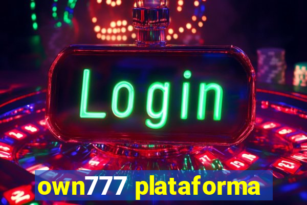 own777 plataforma