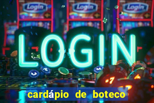 cardápio de boteco pinguim assis brasil