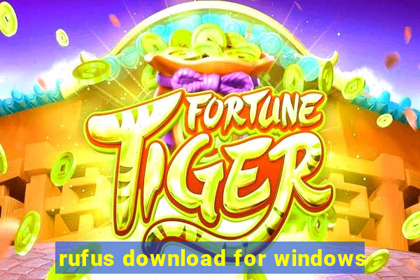 rufus download for windows