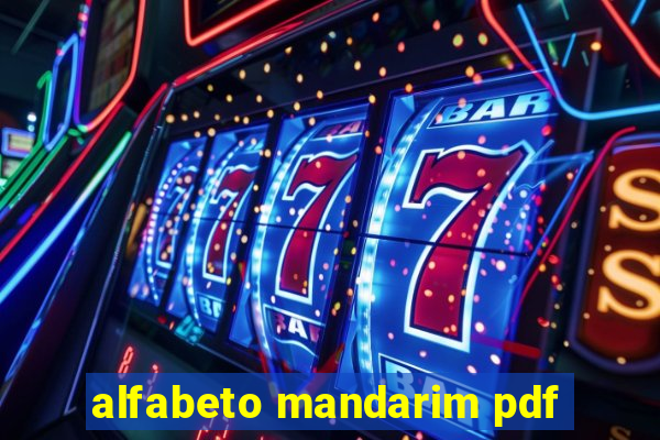 alfabeto mandarim pdf