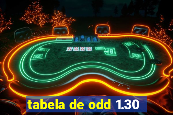 tabela de odd 1.30